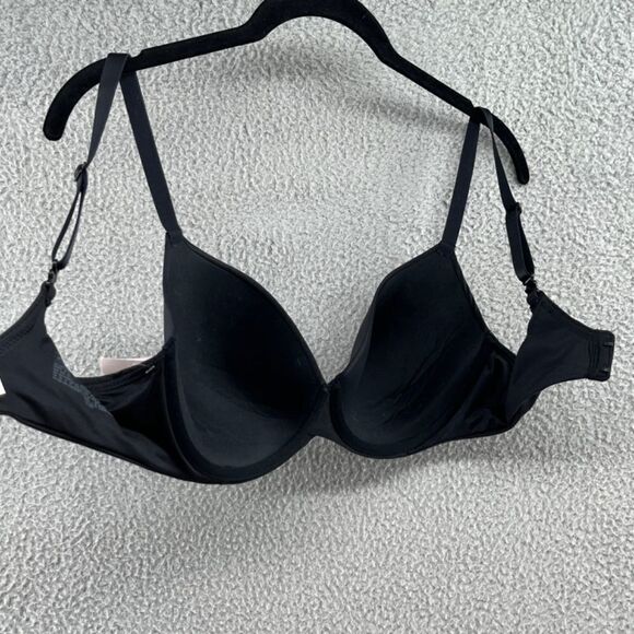 NWT Auden THE ICON BLACK Lightly Lined UW Convertible Adj Straps U-Back Bra 34D - Picture 3 of 8